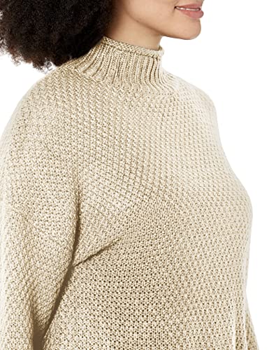 Image of ZESICA Women's Turtleneck Batwing Sleeve Loose Oversized Chunky Knitted Pullover Sweater Jumper Tops