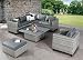 Produktbild BEST 98896053 Loungegruppe 6-teilig Lounge-Set Aruba, anthrazit/grau