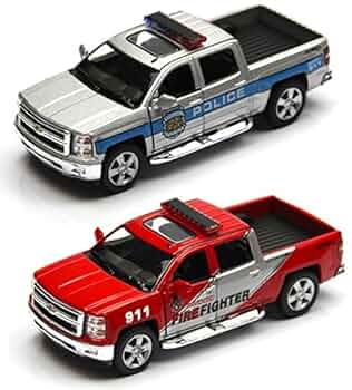 ミニカー MILTON MINI TOYS CHEVROLET FIRE SERVICE NEW! Adventure Force Mini City Service Vehicle Fire Truck w