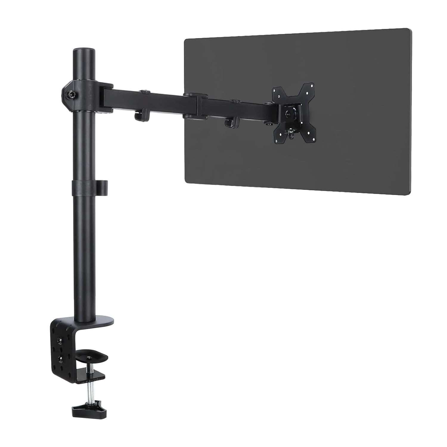 Single Monitor Desk Mount Heavy Duty Adjustable Monitor Stand for 13-32 Screen Monitor Arm Desk Mount Holds Up