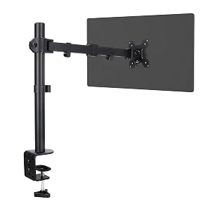 Single Monitor Desk Mount Heavy Duty Adjustable Monitor Stand for 13-32 Screen Monitor Arm Desk Mount Holds Up