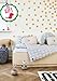 Gold Polka Dot Wall Decals - Girls Appliques Circle Décor Stickers - Gold Decals Polka Dot Stickers Nursery [207 Art Bedroom clings] with Free Bird Gift!