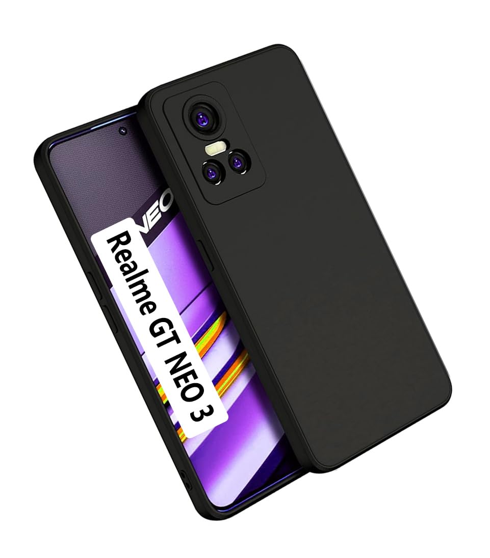 COBERTA Back Cover for Realme GT NEO 3 Back Cover Case - Black Silicon (B0CQWB7DPL) Amazon Price History, Amazon Price Tracker