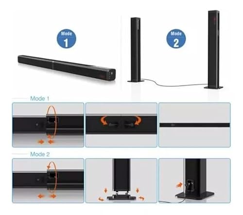 Soundbar 40w Com Usb Bluetooth Controle Sm-2125 Soundvoice Frequência 4pcs 50mm 110v/220v