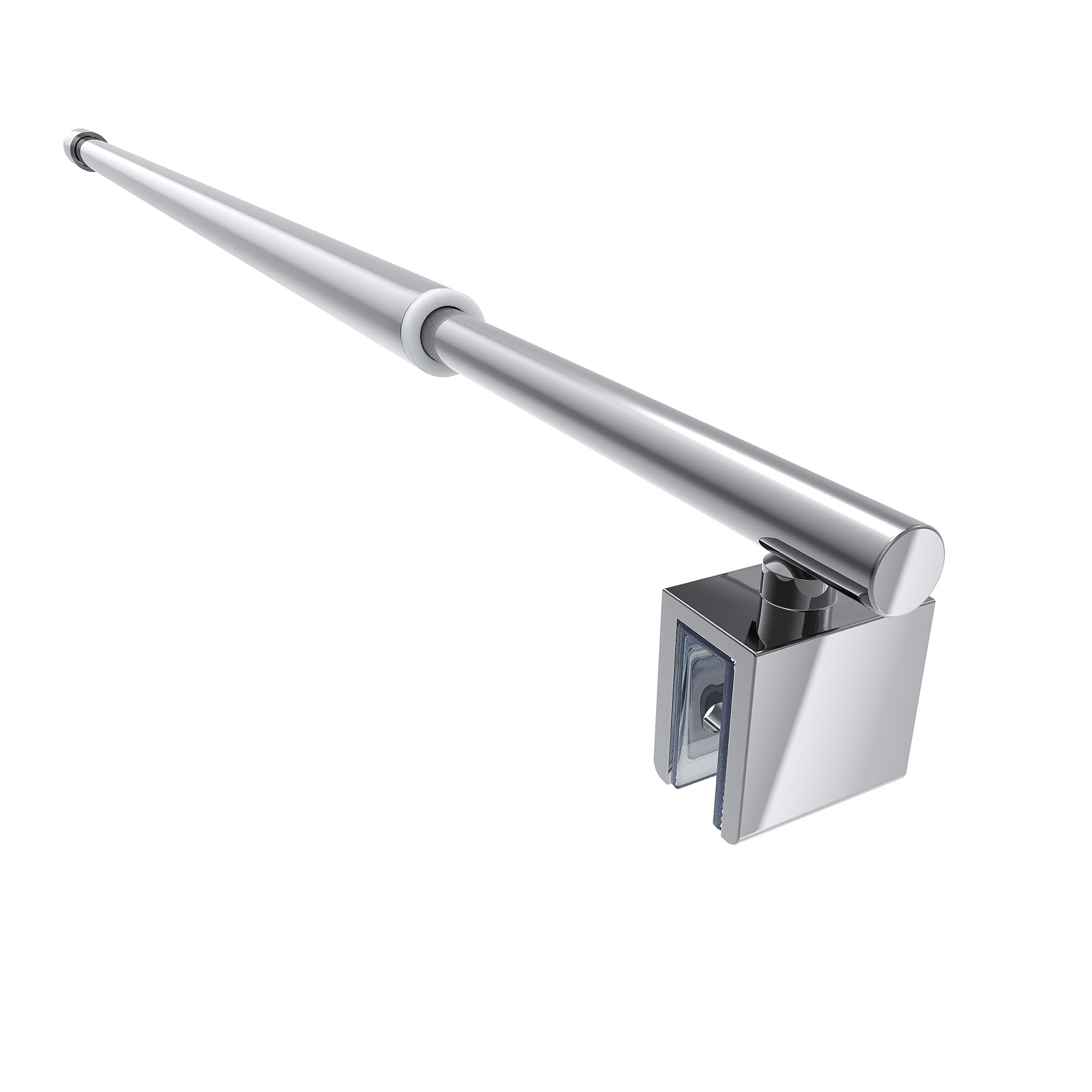 SVNR 70-120 cm Support de paroi de douche, barre de stabilisation de douche pour épaisseur de verre de 6 à 10 mm, barre de maintien en acier inoxydable, stabilisateur pour parois de douche et douches