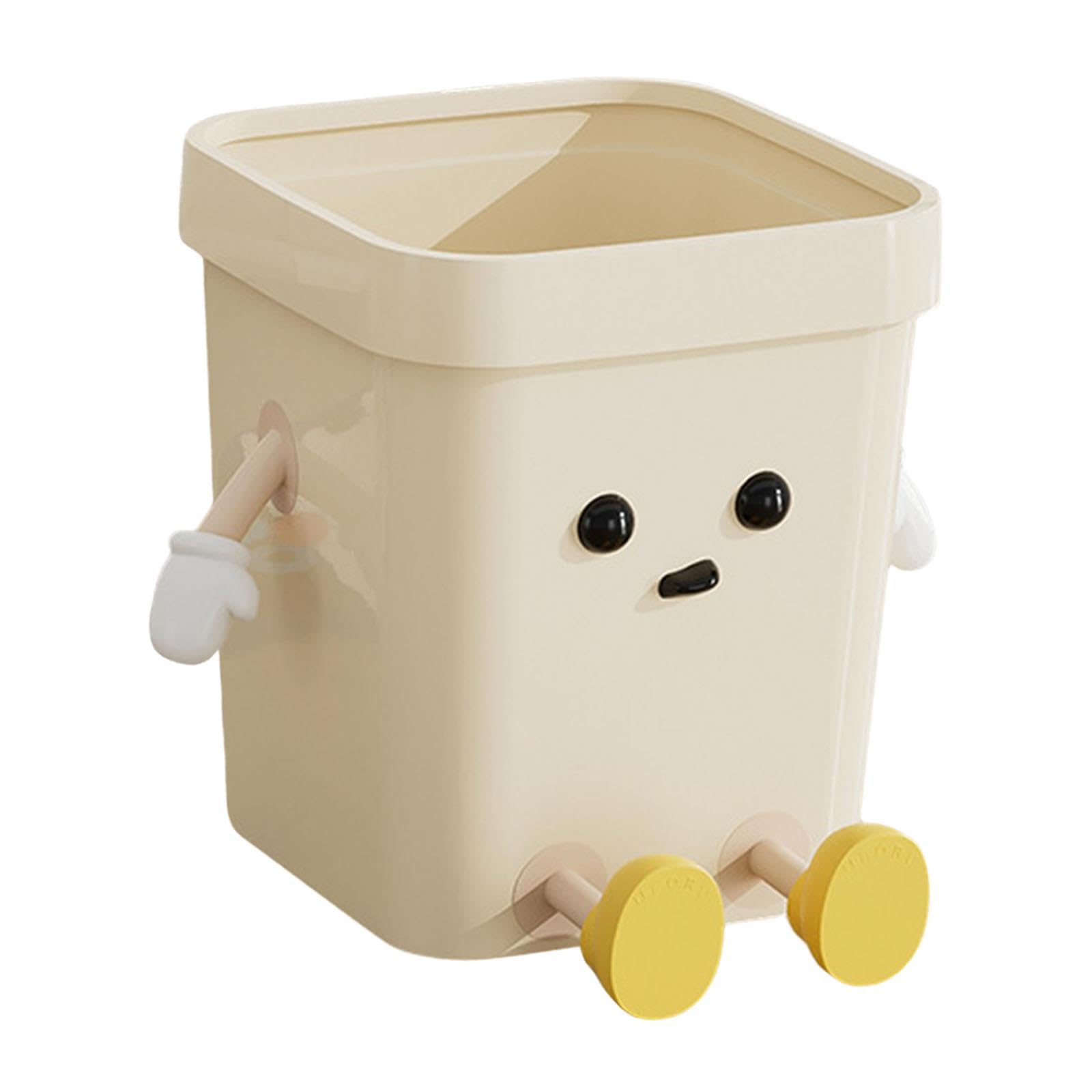 CALANDIS® Creative Trash Can Cartoon Rubbish Container for Living Room Bathroom Office Medium Sitting | Trash Cans & Wastebaskets | Household Supplies & Cleaning 1