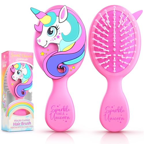 Sparkle Unicorn Mini Hairbrush
