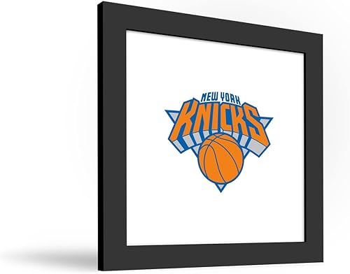 Miniatura 2 de Trends International Gallery Pops NBA New York Knicks - Póster de pared con logotipo principal, 12.00 x 12.00 pulgadas, versión de marco negro