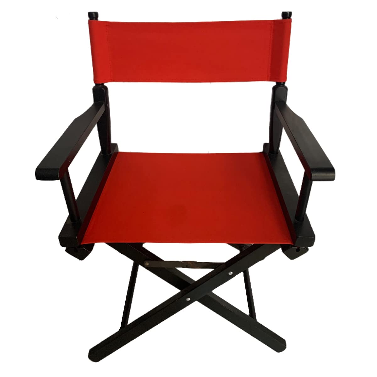 AHANDMAKER 1 Set Chaise Remplacement Toile, Kit Couverture De Chaise De Directeur Décontracté Orange Siège Et Dossier En Toile De Remplacement Avec Bâton En Bois Facile à Nettoyer, 47.5x38.5/52x17cm