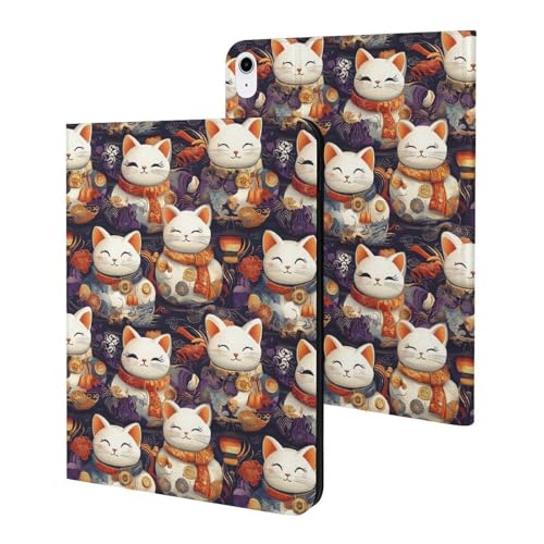 Housse iPad 11 pouces 2025 fine smart case veille automatique chat