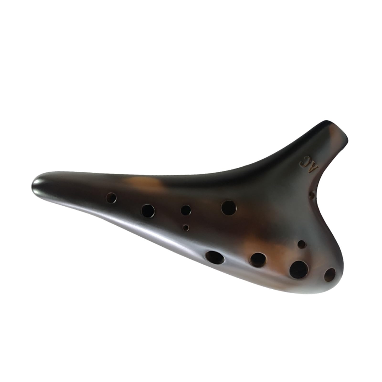 Ocarina 12 Trous De Milieu De Gamme Accordé En Courant Alternatif En Argile Blanche Instrument Professionnel Pour Débutant ocarina Instrument À Vent Portable