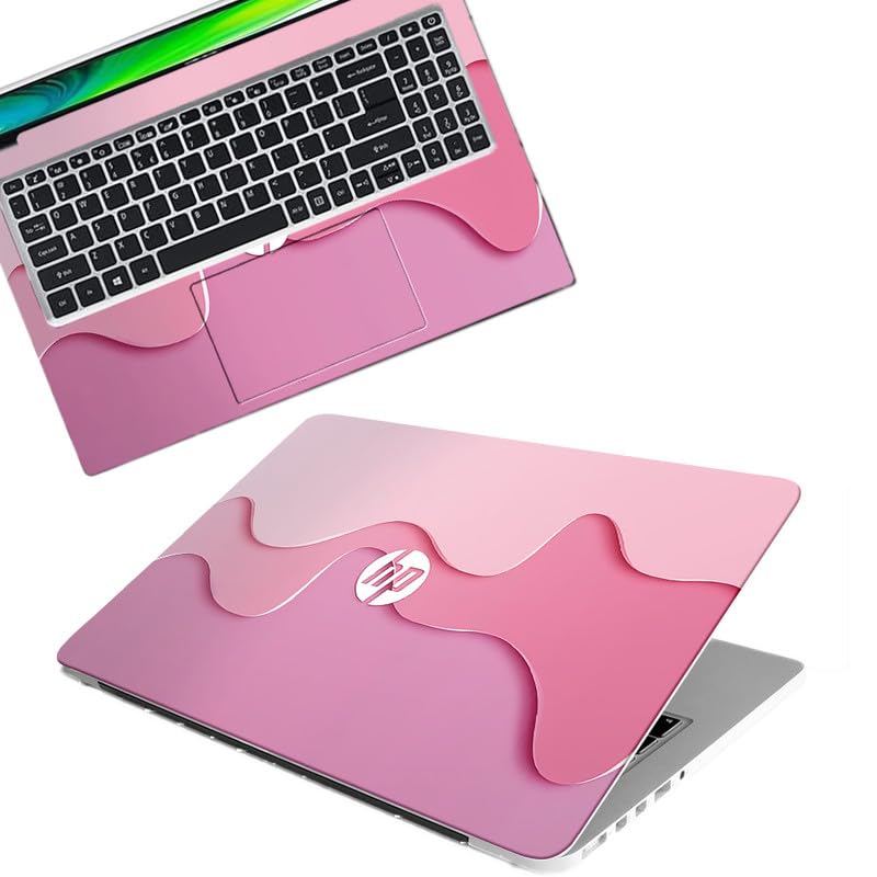 Galaxsia Pattern H10 Full Body Vinyl Laptop Skin/Sticker/Cover Upto 15.6 Inches Laptops Laminated-Removable-HD Quality Compatible for HP
