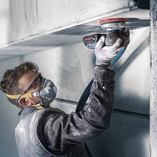 Bosch 5x PRO Plastic and Hard Stone F355 Schleifscheibe (für Beton, Harter Stein, Ø mm, Körnung 400, Professional Zubehör Exzenterschleifer) (Packung mit 2)