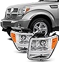 AKKON - For 2007 2008 2009 2010 2011 Dodge Nitro Headlights Headlamps LH Left & RH Right Side Assembly