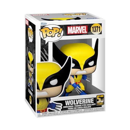 Funko POP! Marvel: Wolverine 50th – Ultimate Wolverine - (Classic) - X-Men - Figura in Vinile da Collezione - Idea Regalo - Merchandising Ufficiale - Giocattoli per Bambini e Adulti