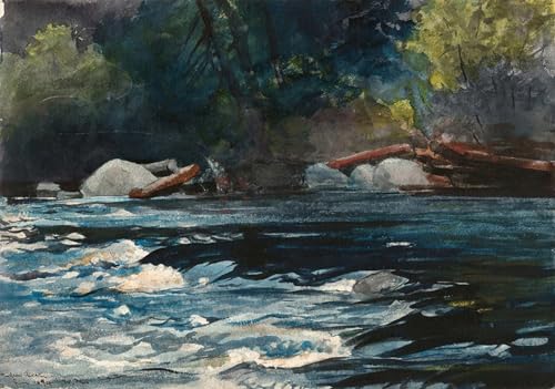 Cuadro de lienzo de Winslow Homer para decorar tu salón con el arte del río Hudson 60x90cm