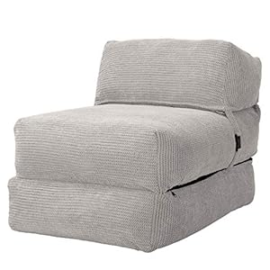 LOUNGE PUG, Avery, Slaapstoel Single, Pompom Crème