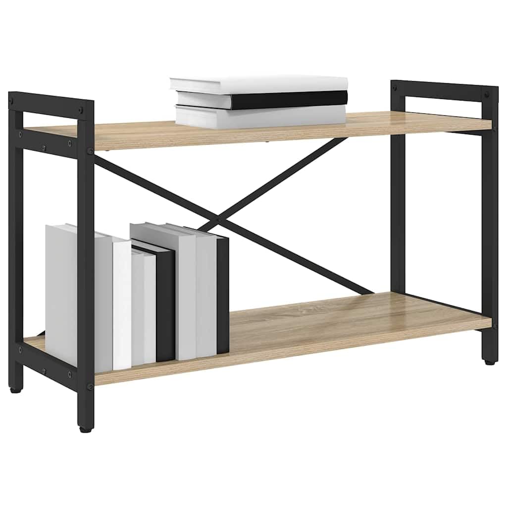 Libreria in rovere Sonoma, 80 x 30 x 50 cm, in legno