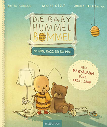 Die Baby Hummel Bommel – Schön, dass du da bist: Mein Babyalbum fürs erste Jahr | Für Erinnerungen an die Babyzeit, das ideale Geschenk zur Geburt, für Babys ab 0 Monaten