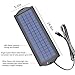 POWOXI 3.5W 12V Solar Trickle Charger for Car Battery, Portable and Waterproof, High Conversion Single Crystal Silicon Solar Panel car Battery Charger for Motorcycle Boat (3.5w Solar Chargers-Black)