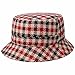 Produktbild Stetson Vichy Check Bucket Stoffhut Fischerhut Anglerhut Karohut Wollhut Herren - Made in The EU mit Futter, Futter Herbst-Winter - M (56-57 cm) rot