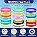 Aoriher 200 Pcs Silicone Wristbands Bulk Rubber Bracelets Solid Color Silicone Bracelet Colored Stretch Rubber Wristbands Blank Sports Bands for Men Women Teen Games Teams Events Gifts, 20 Color