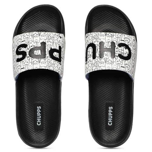Image of CHUPPS Roadster Grey Drift Orthopedic Slippers | Soft Footpharma Footbed | Breathable Ventilation Holes | Lightweight Flip Flops | Anti-Skid Chappals for Everyday For Mens