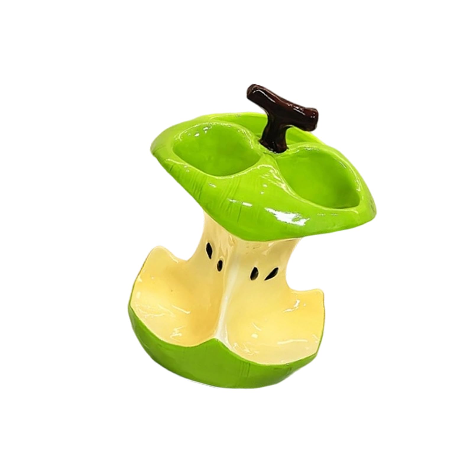 Fruit Cores Shape Electric Toothbrush Holders Ceramic Bathroom Organizers 3 Slot Toothpaste Stand Storage Rack Decors Bathroom Countertop Organizers