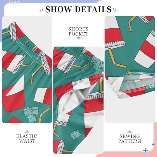 Plastic Cups Ice Cubes Boys Pants for Kids Jogger Pants with Pockets S-XL4