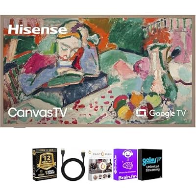 Hisense 65S7NKIT1 65 inch Class S7 Series 4K QLED Smart CanvasTV Google TV Dolby Vision HDR 120Hz WiFi Bluetoot