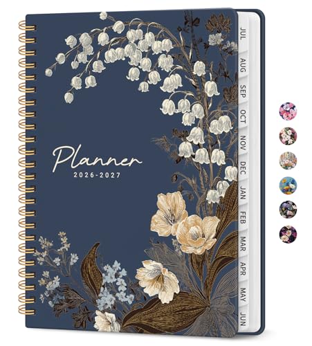Taja Planner 2026-2027, Jul 2026-Jun 2027 Monthly & Weekly Calendar Planner