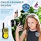 KIMIGO Walkie Talkie Kinder 3er Set,Walkie Talkie Aufladbar Li-ion Akku,Walki Talki Vox,Walkies Talkies Kinder ab 3-12 Jahre,Walkies Talkies Kinders Erwachsene für Abenteuer im Freien,Camping,Wandern