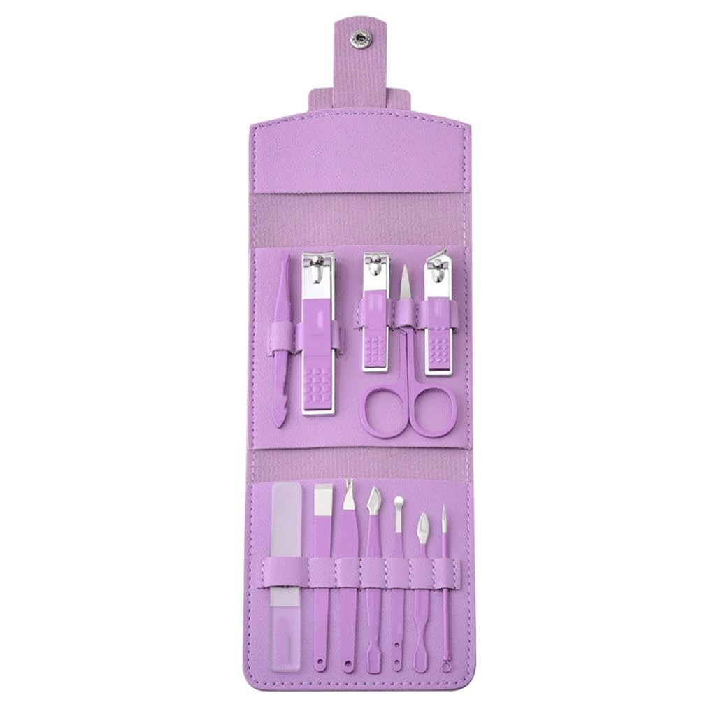 Charming stainless steel 12-piece nail clipper set Manicure and pedicure 11 5 10cm