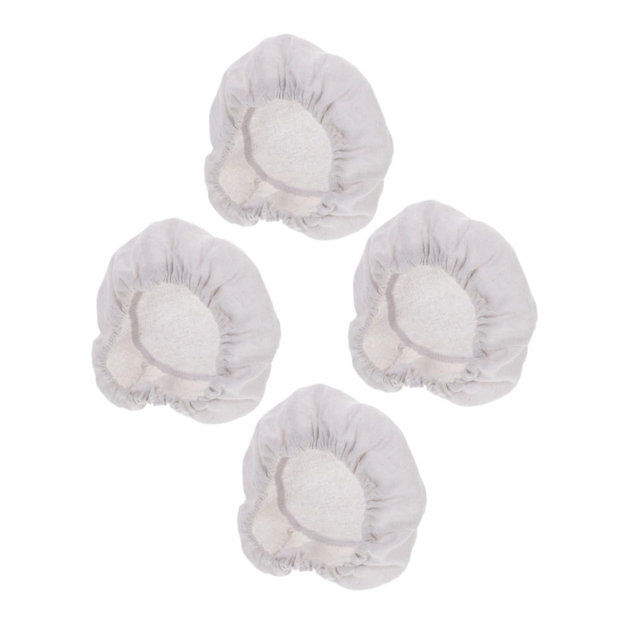 PRETYZOOM 5sets Wiederverwendbare Sauerteig Brot Proofing Abdeckungen Jar Tuch Deckel Lagerung Flasche Abdeckung 4 Stücke * 5