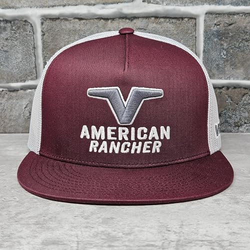 Image of Vexil American Rancher Adjustable Snapback Western Lifestyle Rodeo Southwest Inspired Meshback Hat