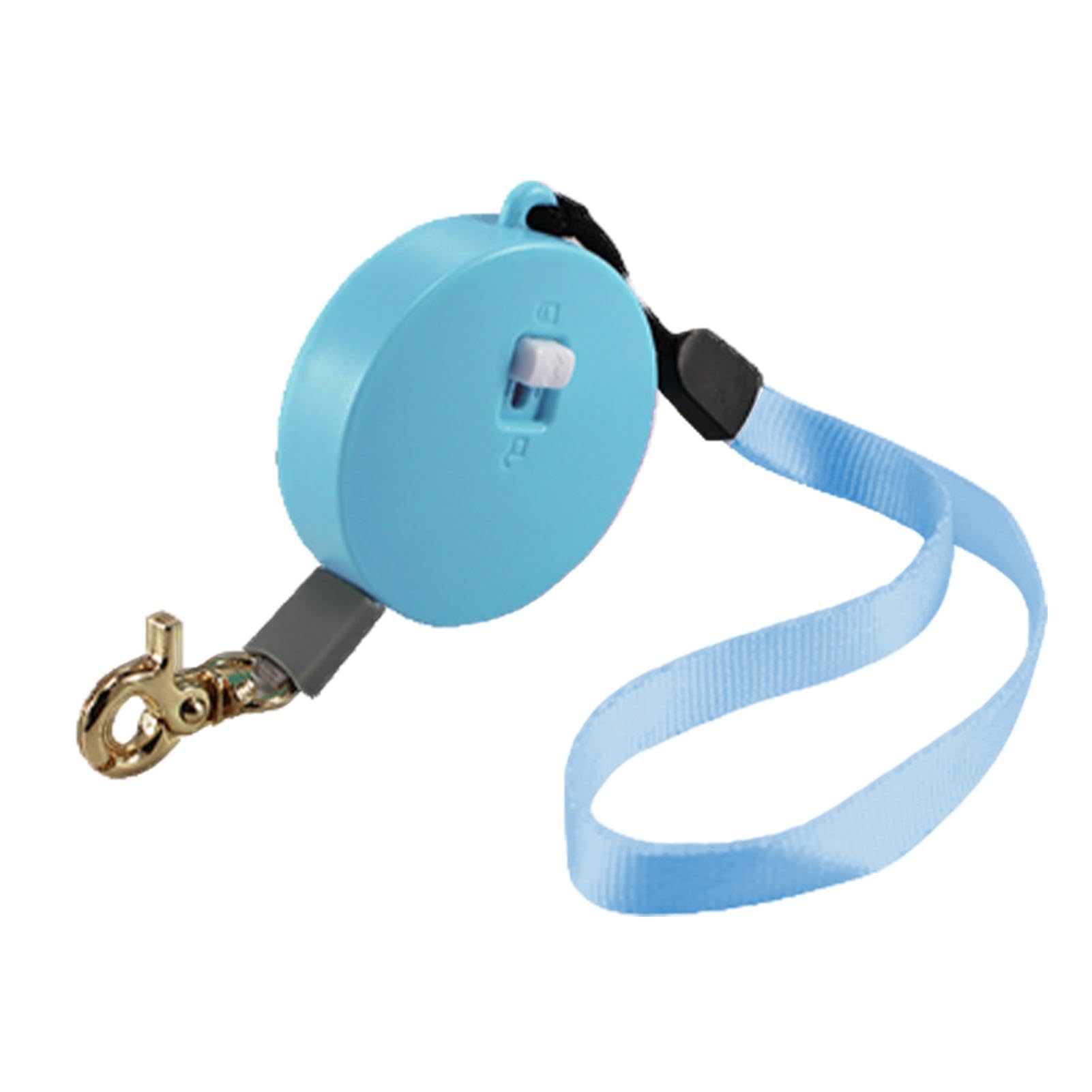 Retractable Dog Lead - Retractable Nylon Tape Lead For Small Dogs | 2m Extendable Dog Lead | Lightweight Dog Leashes | Pocket Size Dog Retractable for Walking, Jogging, Pet Walk