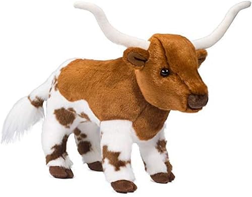 Douglas Fitzgerald Texas Longhorn Bull Peluche | 11 pulgadas de largo