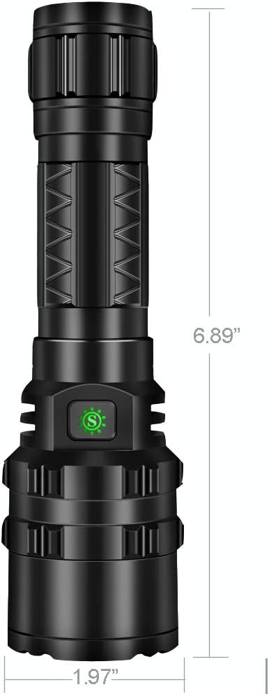Rechargeable Flashlight MINCHEN Waterproof Tactical Image