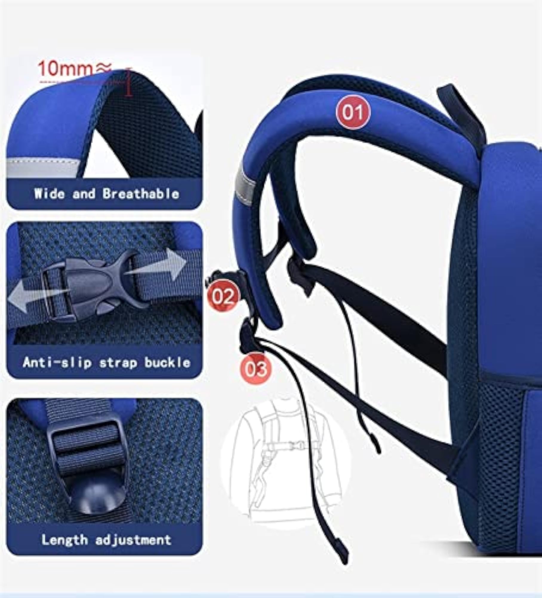3D Astronaut Backpack for Children, School Bag