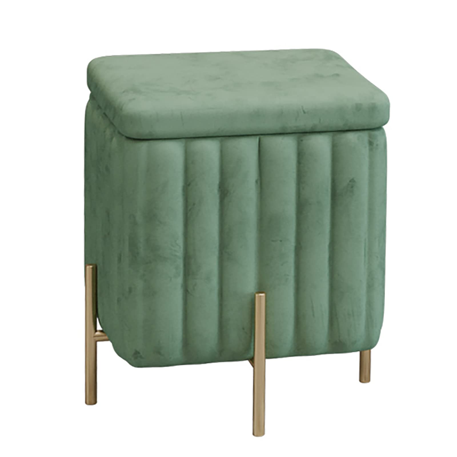 Banc ottoman de rangement en velours pour créer un cocon chaleureux