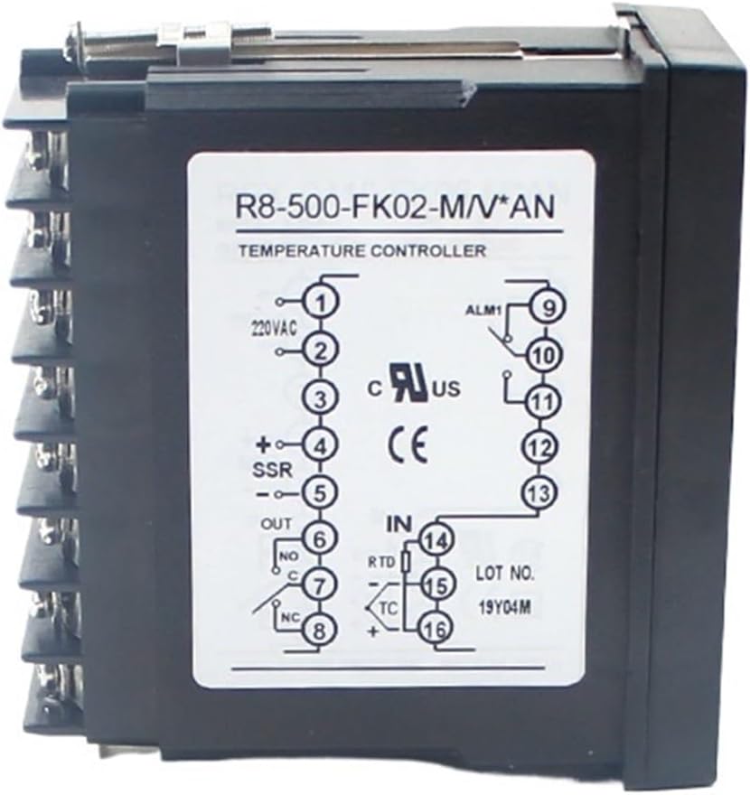 96 * 48 * 80mm Multy Input K E PT100 0-10V 4-20mA Output SSR Relay 110-220V 24V 380V Thermostat 2 Alarms PID Temperature Controller(1ALM,96x48mm 380V)