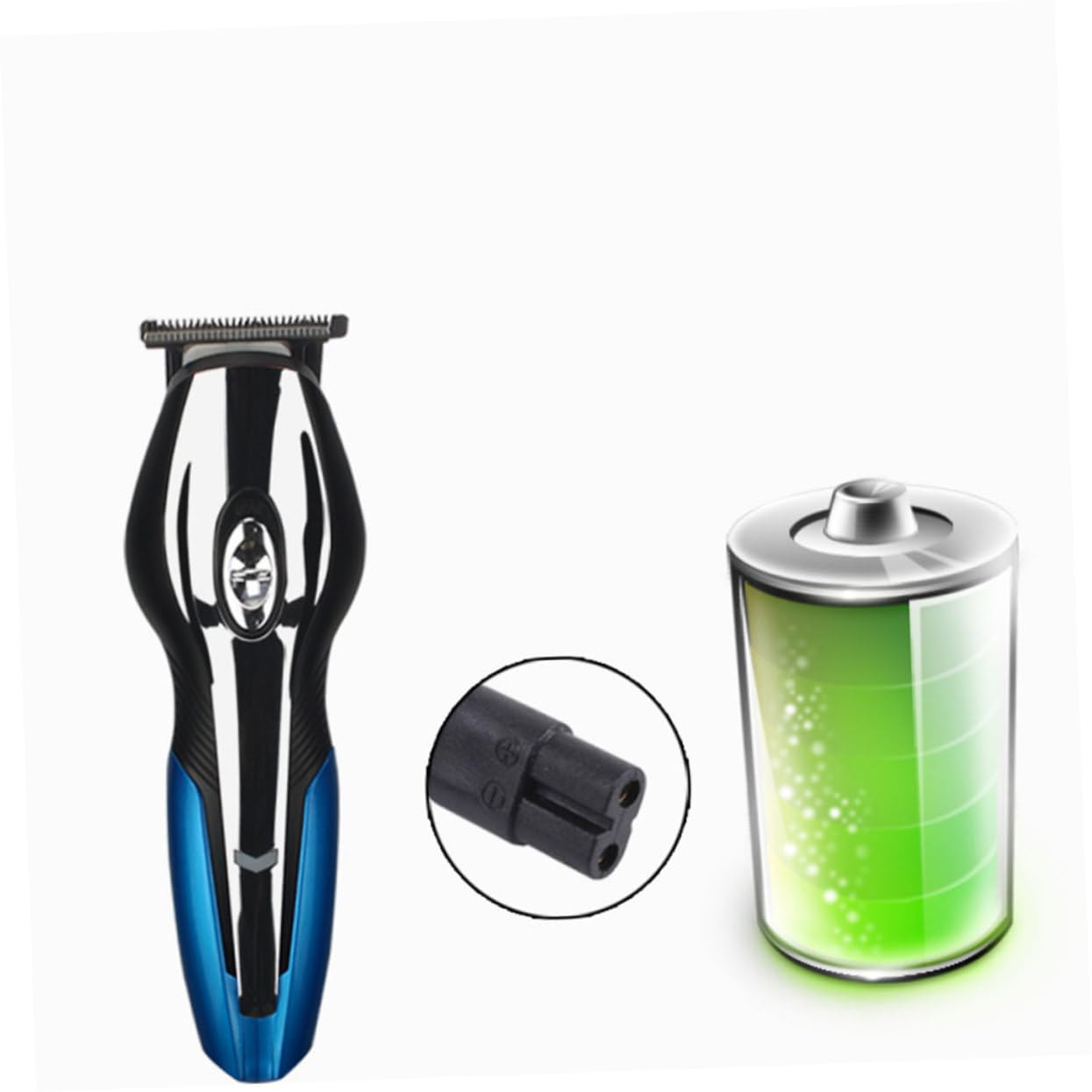 Kit de Afeitadora Multifunción USB Negro con Batería y Cuchillas