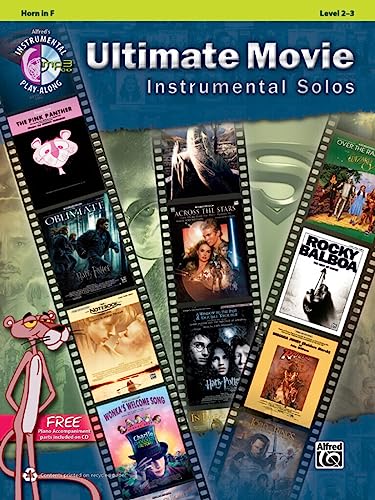Ultimate movie instrumental solos: horn (book/cd) +cd: Horn in F,...