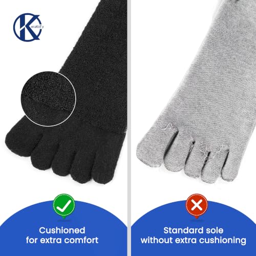 Image of COOLMAX Running Toe Socks, Cushioned, Athletic Ankle, Men Women