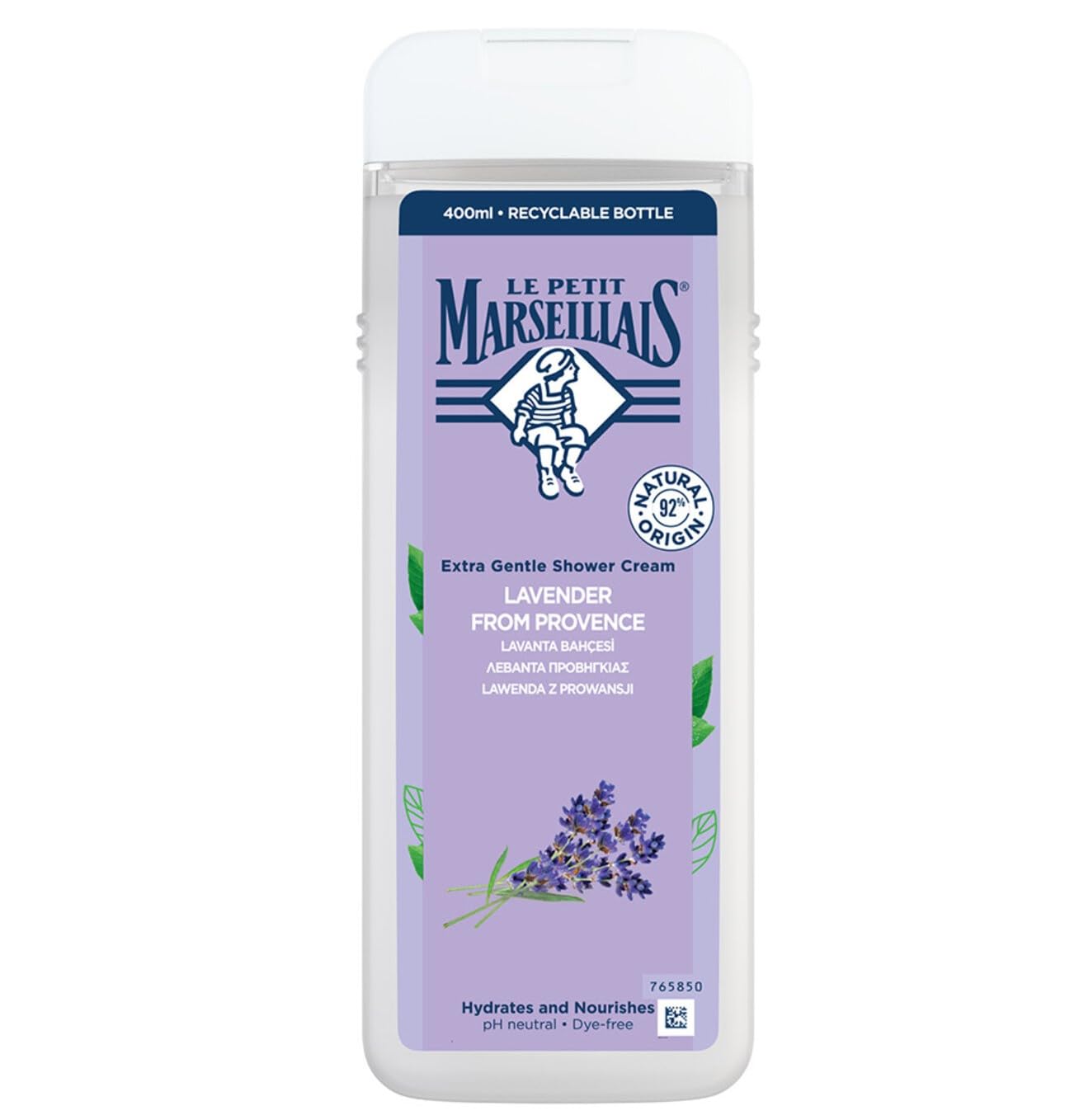 le petit marseillais duş jeli lavanta balı (400 ml)