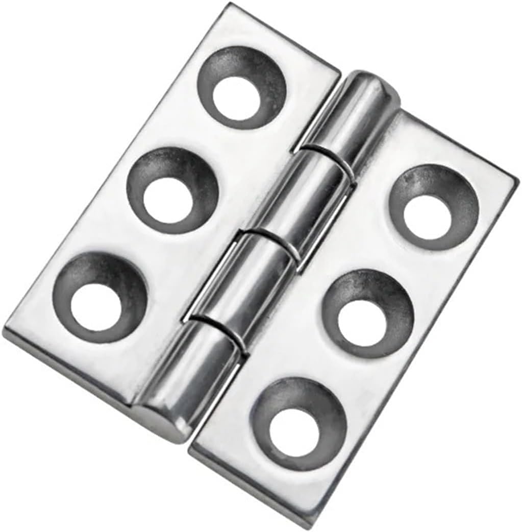 Heavy Duty Large Hole Fastening Hinge Zinc Alloy Suitable for Industrial Equipment Cabinet Doors 1Pcs(XG02-042-1-2)