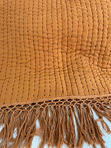 Couette avec glands en coton pour remplacer les couvre-lits synthétiques - 8