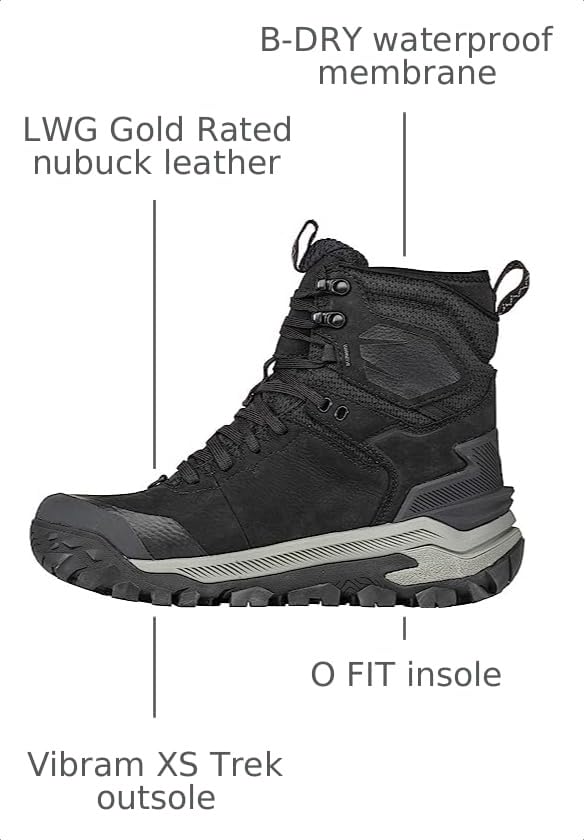Image of Oboz Men's Bangtail Mid Insulated B-DRY Hiking Boot