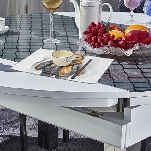 Sets de table lavables pour éviter les taches de nourriture et les rayures - 5