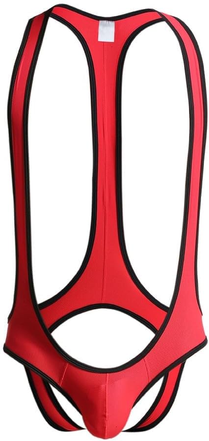 Men's Jockstrap Leotard Underwear Jumpsuits Wrestling Singlet Stretch Thong Bodysuit Comfy Touch Sexy One-Piece